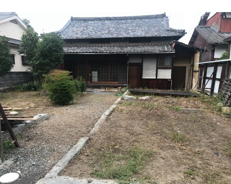 古民家の、庭のデザインを考える